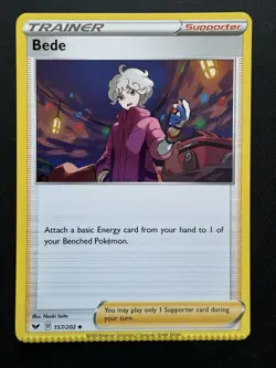 Pokemon Crimped Miscut Error Cards - Sword And Shield Base Set - NM - Image 1