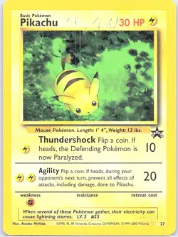 Pikachu 27 Non Holo WoTC Promo - Pokemon Card - MP - Image 1