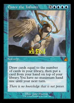 MTG Foil Retro Ravnica Remastered RVR Enter the Infinite MINT - Image 1