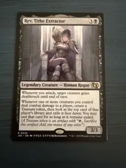 MTG Magic the Gathering Rev, Tithe Extractor (45/779) Foundations NM J25 - Image 1