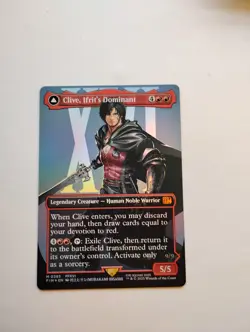 Clive, Ifrit's Dominant (0385) (Borderless) Final Fantasy Foil - Image 1