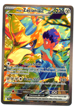 Hop’s Zacian ex SIR 186/159 Pokemon TCG Journey Together English SV09 PACK FRESH - Image 1