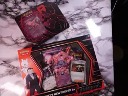 Pokemon TCG Team Rocket Mewtwo Ex Box and Tin - Image 1
