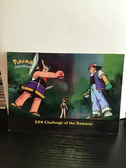 Pokemon Challenge of the Samurai EP4 Holo Topps Series 2 - Image 1