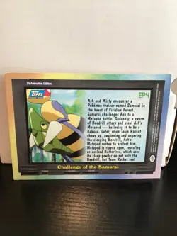 Pokemon Challenge of the Samurai EP4 Holo Topps Series 2 - Image 2