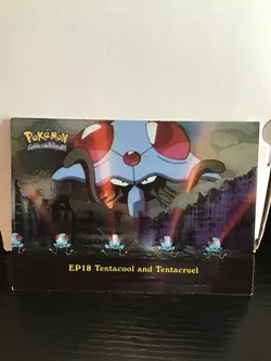 Pokemon Topps EP18 Tentacool and Tentacruel Holo TV Animation Edition - Image 1