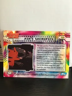 Topps Pokemon 1997 Mewtwo Strikes Back Ash's Sacrifice Holo 36 - Image 2