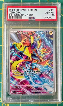 Zeraora 151/142 Sv07: Stellar Crown Holo - Pokemon (2024) - PSA 10 - Image 1