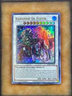 Yugioh Baronne de Fleur LED8-EN024 Ultra Rare 1st Ed NM - Image 1