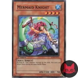 Yugioh Mermaid Knight SD4-EN011 Common 1st Edition NM - Image 1