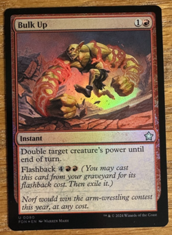 MTG Foundations, Bulk Up - Foil - Image 1