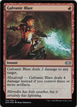 Galvanic Blast - FOIL - U Double Masters 125 - MTG - Image 1