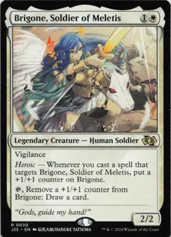 Brigone, Soldier of Meletis (Anime) R Foundations Jumpstart 30 LP-NM MTG - Image 1