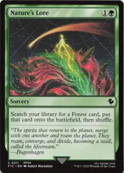 Nature's Lore C Commander: FINAL FANTASY 311 - LP MTG - Image 1