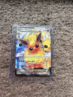 Pokemon TCG Flareon EX Full Art Ultra Rare Card RC28/RC32 Radiant Generations - Image 3