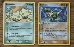 Pokemon Cards Shroomish Breloom Set Ex Deoxys /107 Holo Rare - Image 1