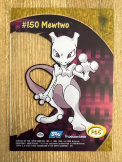 Mewtwo PC5 - Topps Pokemon Series 2 - Pokemon - Clear Plastic LP - Image 2