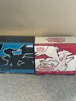 Black Bolt and White Flare Pokemon Center PC ETB Elite Trainer Box SEALED - Image 1