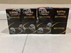 Pokemon TCG Mega Evolutions Booster Packs 4x18 Pack (3 Sealed, 1 Unsealed) - Image 1
