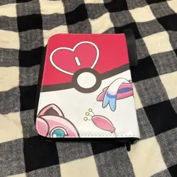 Pokemon TCG Pink White Sylveon Zip Up 55 pages Holds 440 Card Binder TCGAMES - Image 3