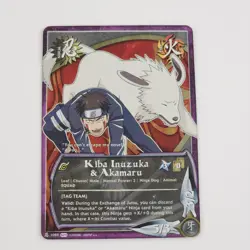 Naruto CCG Kiba Inuzuka & Akamaru #1059 1st Edition Holo Foil Rare LP TCG Card - Image 1