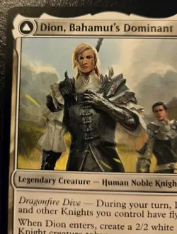 Dion, Bahamut's Dominant 0016 Rare Final Fantasy Magic: The Gathering - Image 2