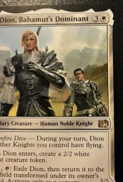 Dion, Bahamut's Dominant 0016 Rare Final Fantasy Magic: The Gathering - Image 3