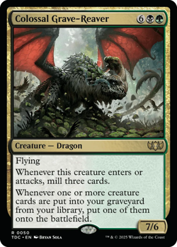 Colossal Grave-Reaver (0050) - NM - Tarkir: Dragonstorm Commander - MTG - Image 1
