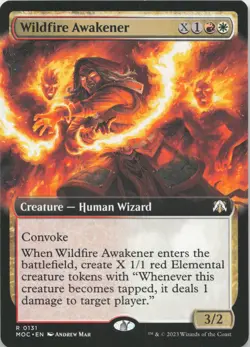 Wildfire Awakener (Extended Art) R Commander: March of the Machine 131 - LP MTG - Image 1