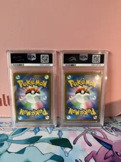 PSA 10 SET Meowth Persian 062 063 Master Ball Holo SEQUENTIAL Pokemon 151 UK - Image 2