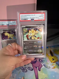 PSA 10 SET Meowth Persian 062 063 Master Ball Holo SEQUENTIAL Pokemon 151 UK - Image 3