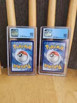 Pokemon Charizard GX Hidden Fates CGC 9 + Vivid Voltage Charizard CGC 8 - Image 2