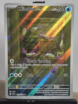 Pokemon Wimpod 191/182 SV04: Paradox Rift TCG Illustration Rare Holo -NM - Image 1