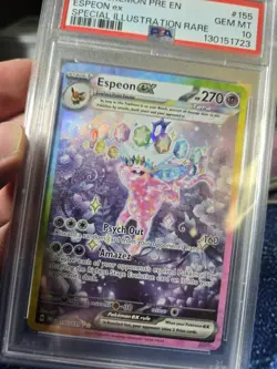Pokemon 2025 Espeon EX #155 - Prismatic Evolutions SIR 155/131 - Gem Mint PSA 10 - Image 5