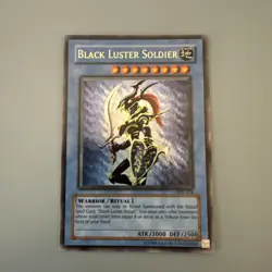 Black Luster Soldier SYE-024 Ultra Rare Unlimited LP Yugioh - Image 1