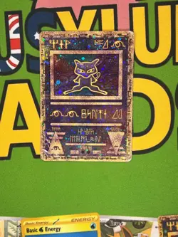 Ancient Mew Holo Pokemon Card PROMO - Damaged Creases in Pic - Image 1