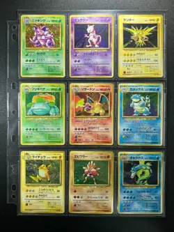 ALL SWIRLS! Base Set 100% Complete 102/102 MASTER SET Japanese Pokemon Cards - Image 1
