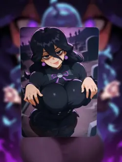 Hex Maniac Pokemon Anime Waifu Sexy Goddess Doujin Lewd Hentai Card - Image 1