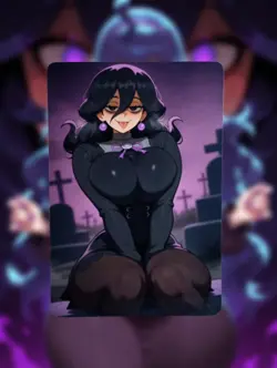 Hex Maniac Pokemon Anime Waifu Sexy Goddess Doujin Lewd Hentai Card - Image 1