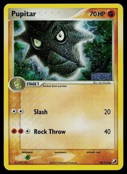 Pokemon Card - Pupitar Unseen Forces Stamped 70/115 Reverse Holo - Image 1
