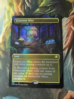 Gemstone Mine (Borderless) Foil 455 R Dominaria Remastered Near Mint - Image 2