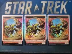 Goblin Token x 3 FOIL Unstable EDH Cube Mint - Image 2