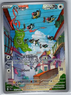 Chatot 181/162 SV05: Temporal Forces - Pokemon Card - NM - Image 1