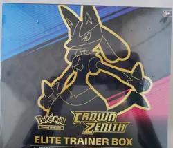 Pokemon TCG CROWN ZENITH ETB 2023 Elite Trainer Box - Sealed Brand New With Tear - Image 1