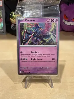 Xerneas 064/132 Best Buy Stamped Promo - Pokemon TCG Mega Evolutions Sealed - Image 1