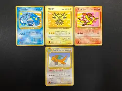 Articuno Zapdos Moltres Dragonite ANA Nippon Airways Promo Pokemon Japanese MP! - Image 1