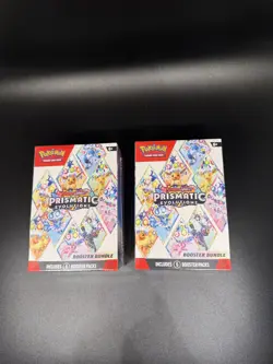 Pokemon Prismatic Evolutions Booster Bundle Factory Sealed In Hand Lot Of 2 - Image 1