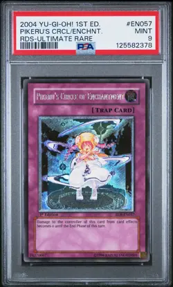 2004 YU-GI-OH! RDS-RISE OF DESTINY #EN057 PIKERU'S CIRCLE OF ENCHANTMENT PSA 9 - Image 1