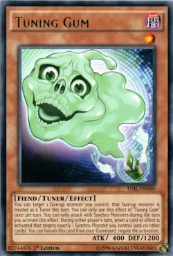 Yugioh! LP Tuning Gum - TDIL-EN040 - Rare - 1st Edition Lightly Played, English - Image 1