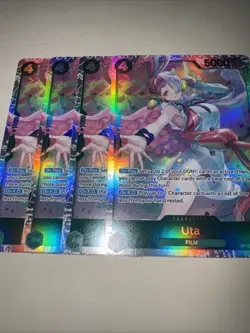 One Piece TCG OP13-023 Uta SR X4 Playset Card Game CCG English - Image 4